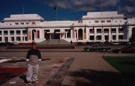 Dustin in Canberra